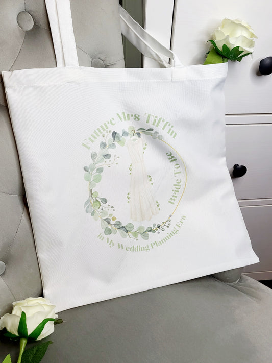 Personalised Wedding Planning Tote Bag
