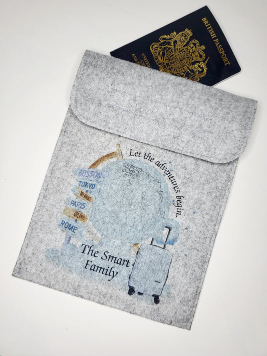 Personalised Travel Document Wallet