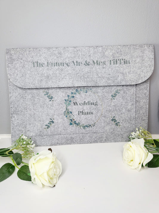 Personalised Wedding Planning A4 Folder