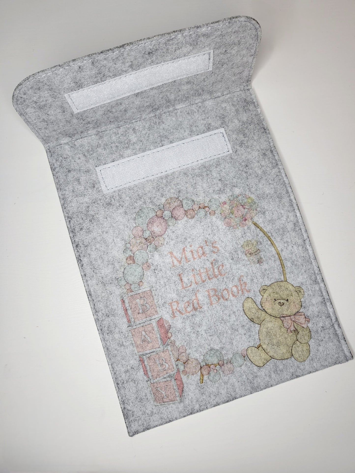 Personalised Baby's Red Book Wallet, Yellow, Pink or Blue