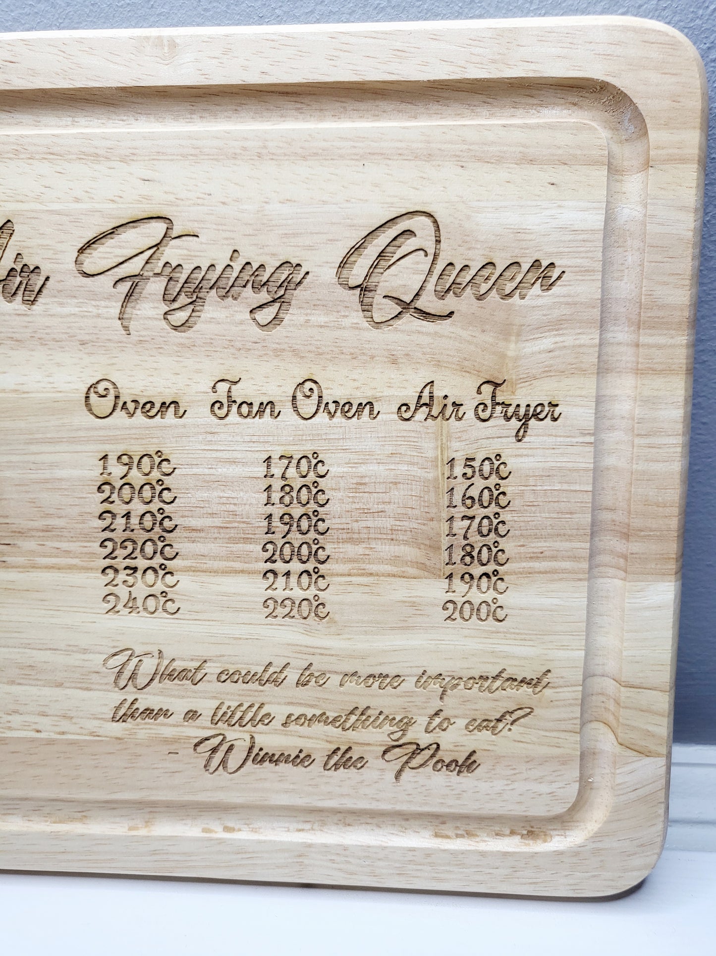 Personalised Air Fryer Chopping Board