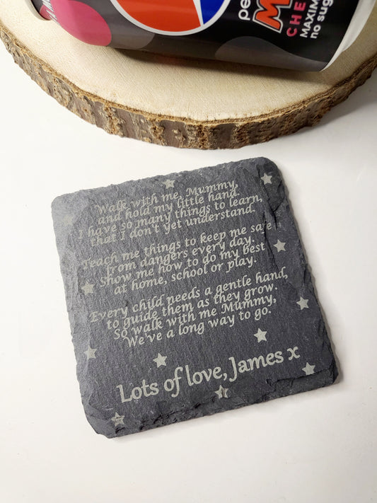Mother's Day Slate Coaster