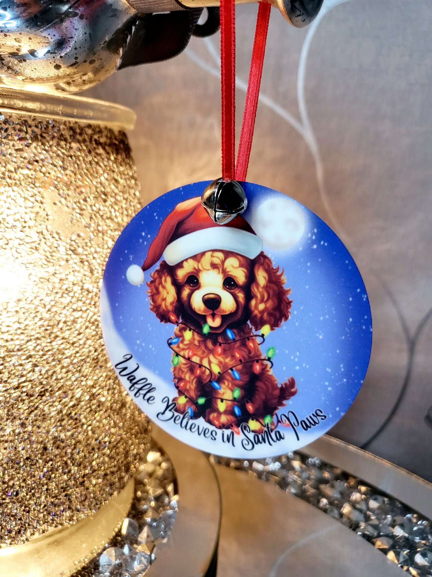 Personalised Dog Christmas Bauble
