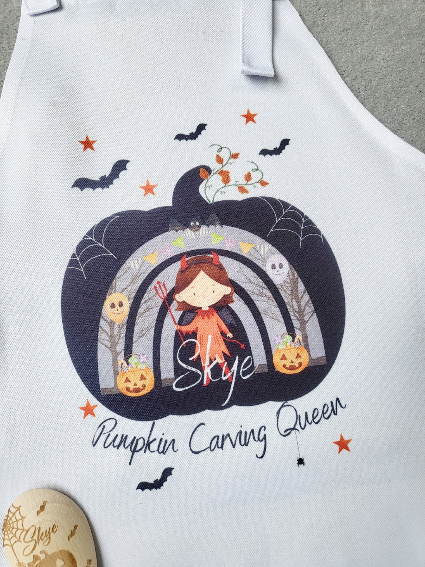 Personalised Pumpkin Carving Apron - Kids & Adults