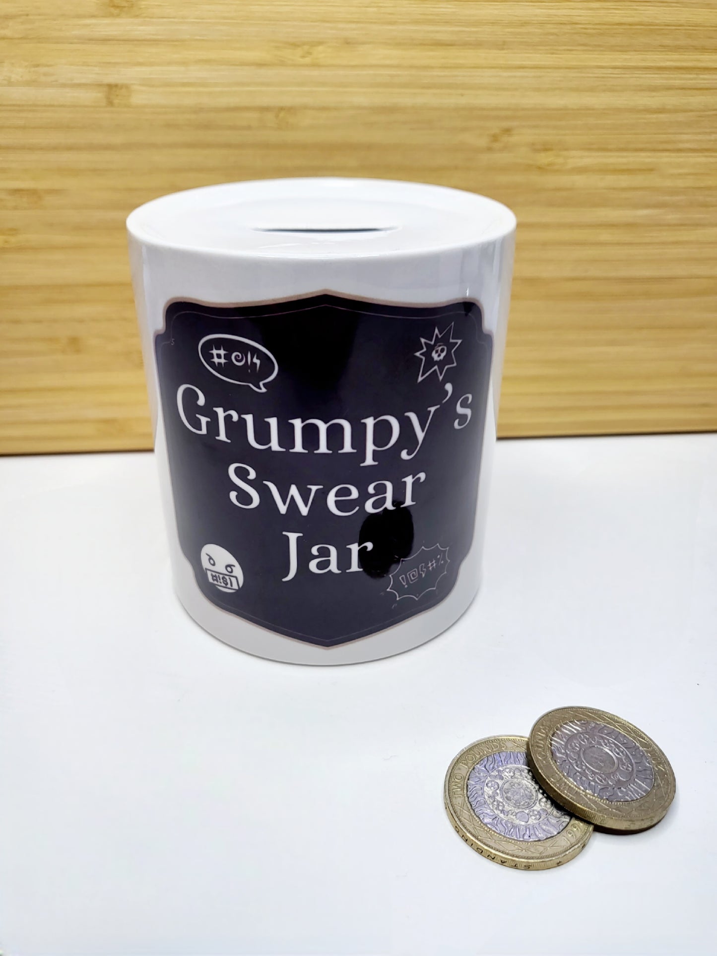 Personalised Swear Jar Money Box