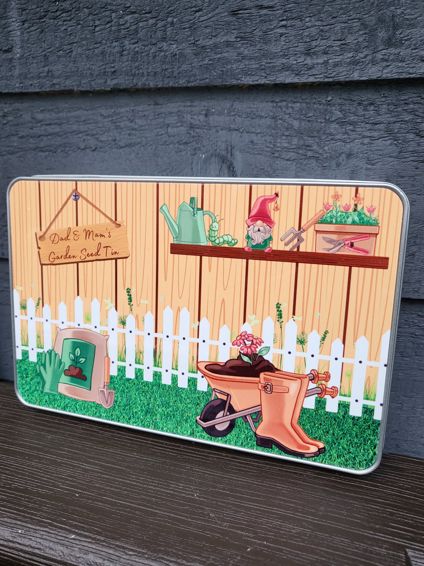 Personalised Garden Seed Tin