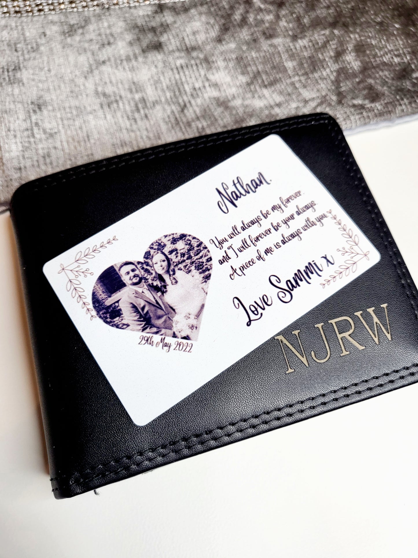 Personalised Wallet/Purse Card - Any Photo & Text