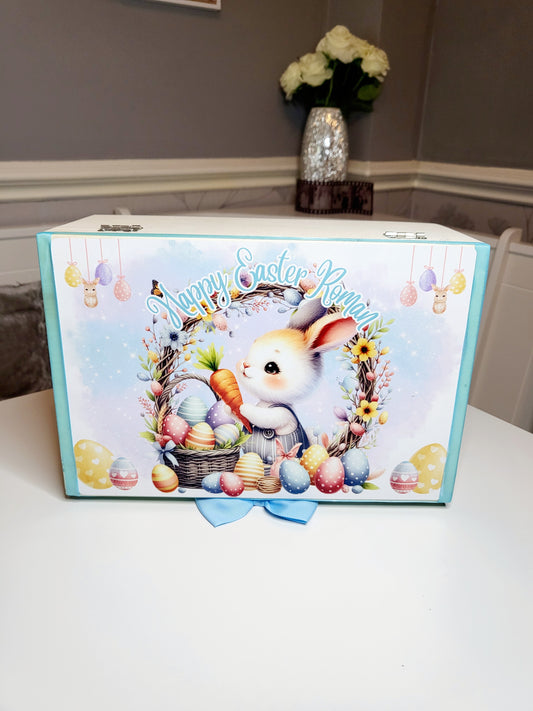 Personalised Easter Box - Boy or Girl Bunny