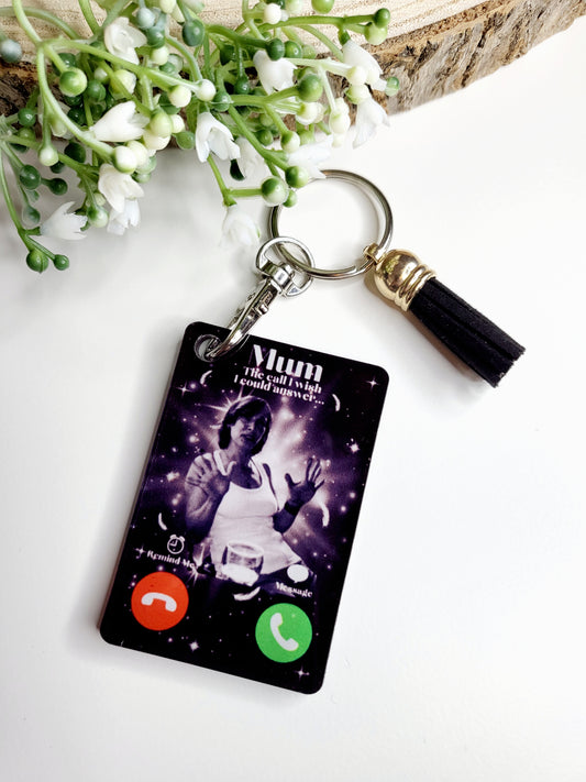 Personalised Phonecall from Heaven Keychain - Any Photo