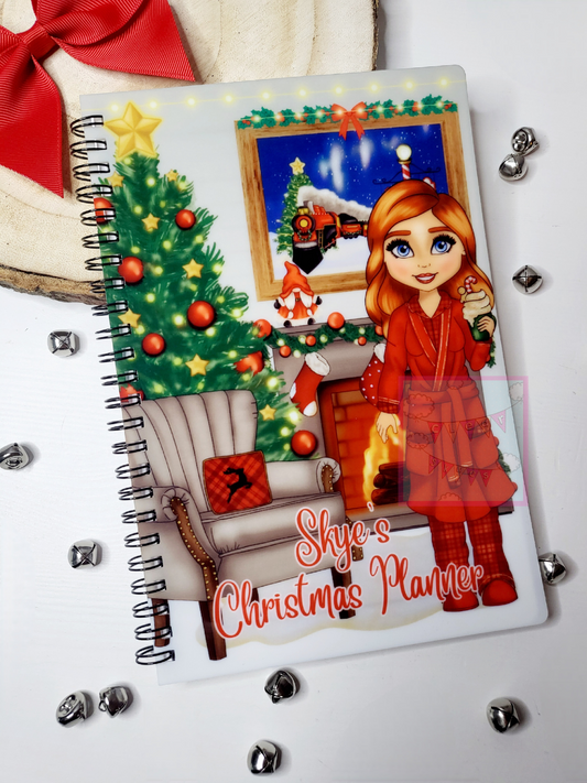Personalised Christmas A5 Notebook