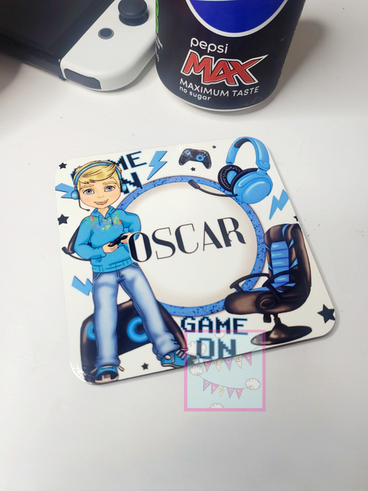 Personalised Gamer Coaster