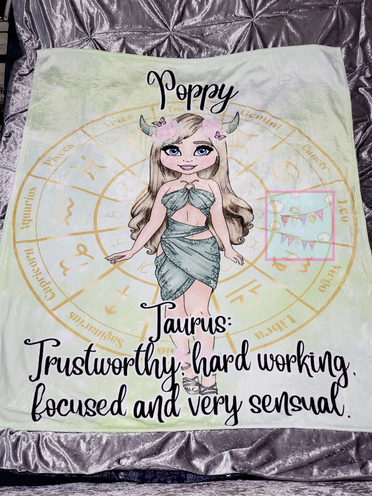 Personalised Zodiac Blanket - PRE ORDER