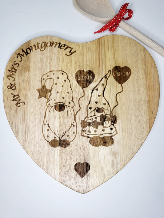 Personalised Gonk Lovers Chopping Board