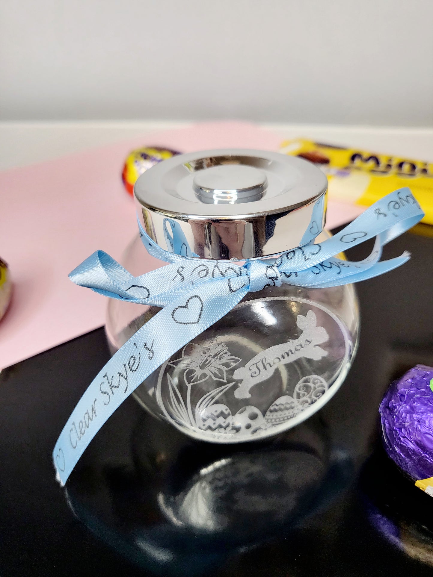 Personalised Small Easter Treat Jar