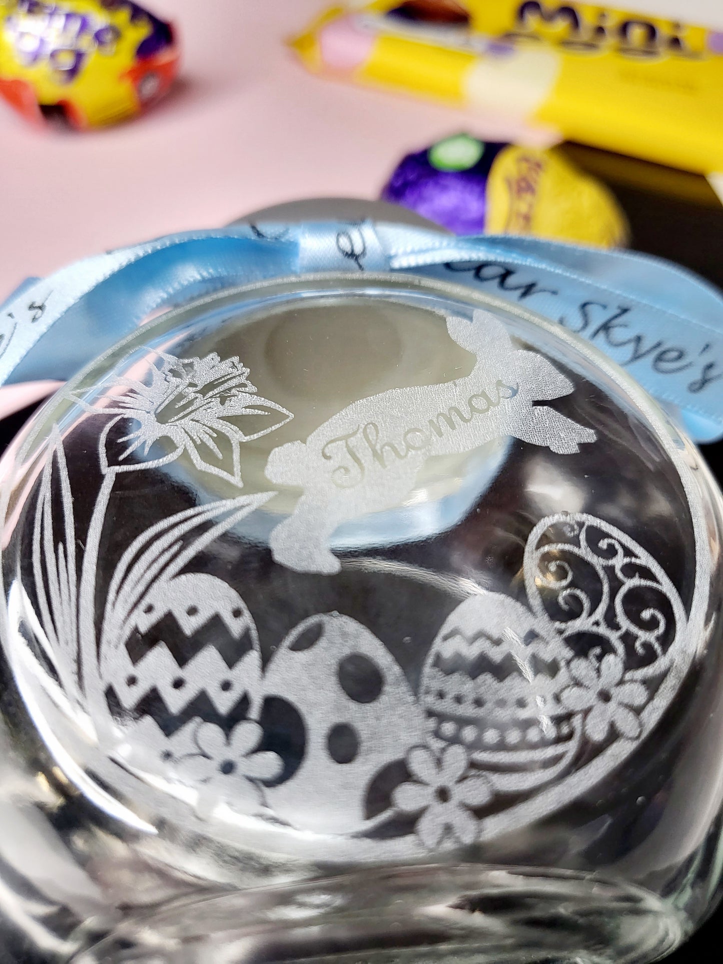 Personalised Small Easter Treat Jar