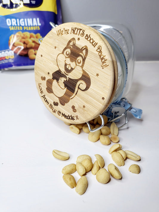 Personalised Nut Storage Jar