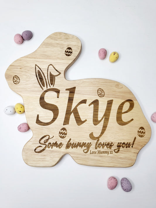 Personalised Bunny Baking/Chopping Board