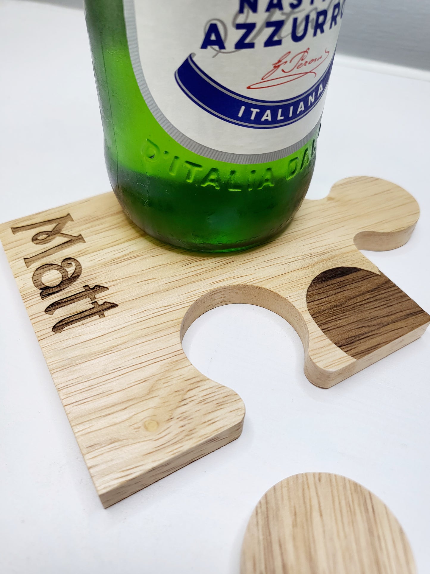 Personalised Set of 4 Puzzle Piece Coasters