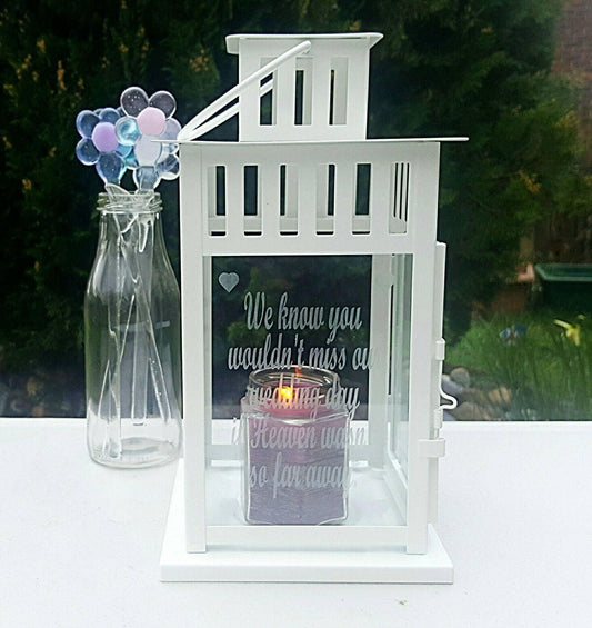 Personalised Memorial Wedding Lantern