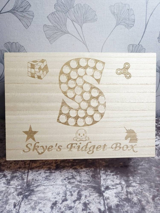 Personalised Children's Fidget Toy Box