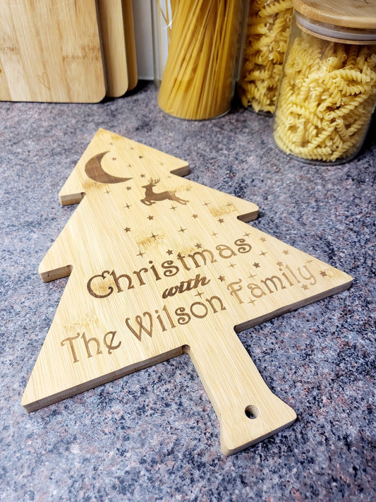 Personalised Christmas Tree Board
