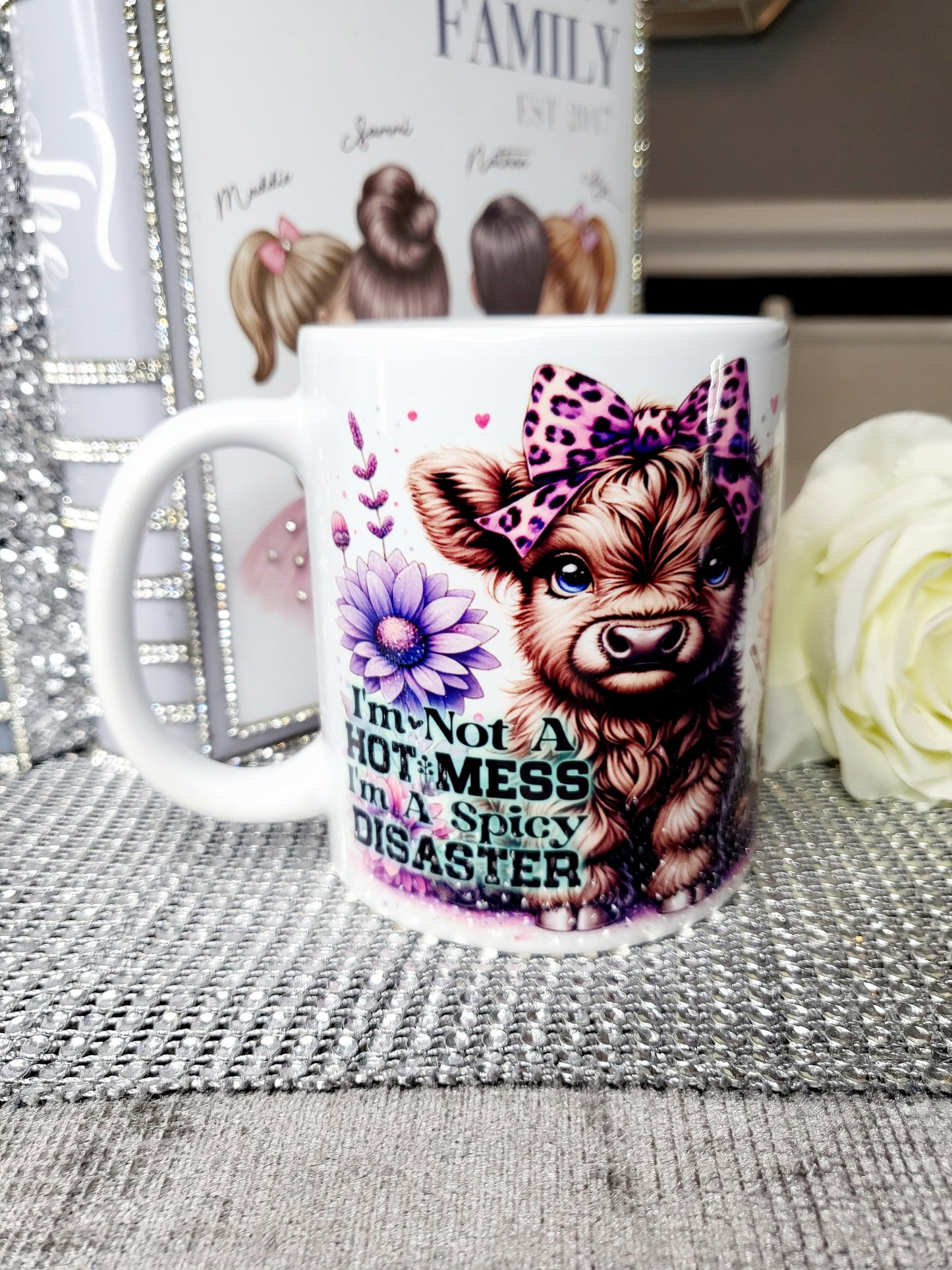 Highland Cow "Spicy Disaster" Mug