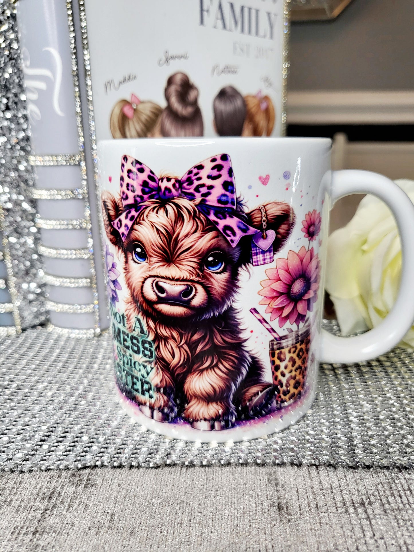 Highland Cow "Spicy Disaster" Mug