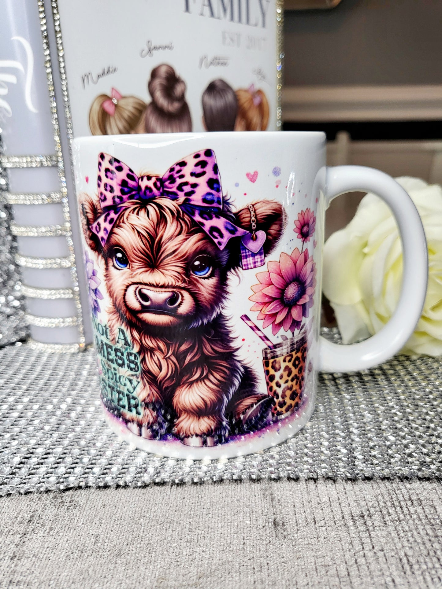 Highland Cow "Spicy Disaster" Mug