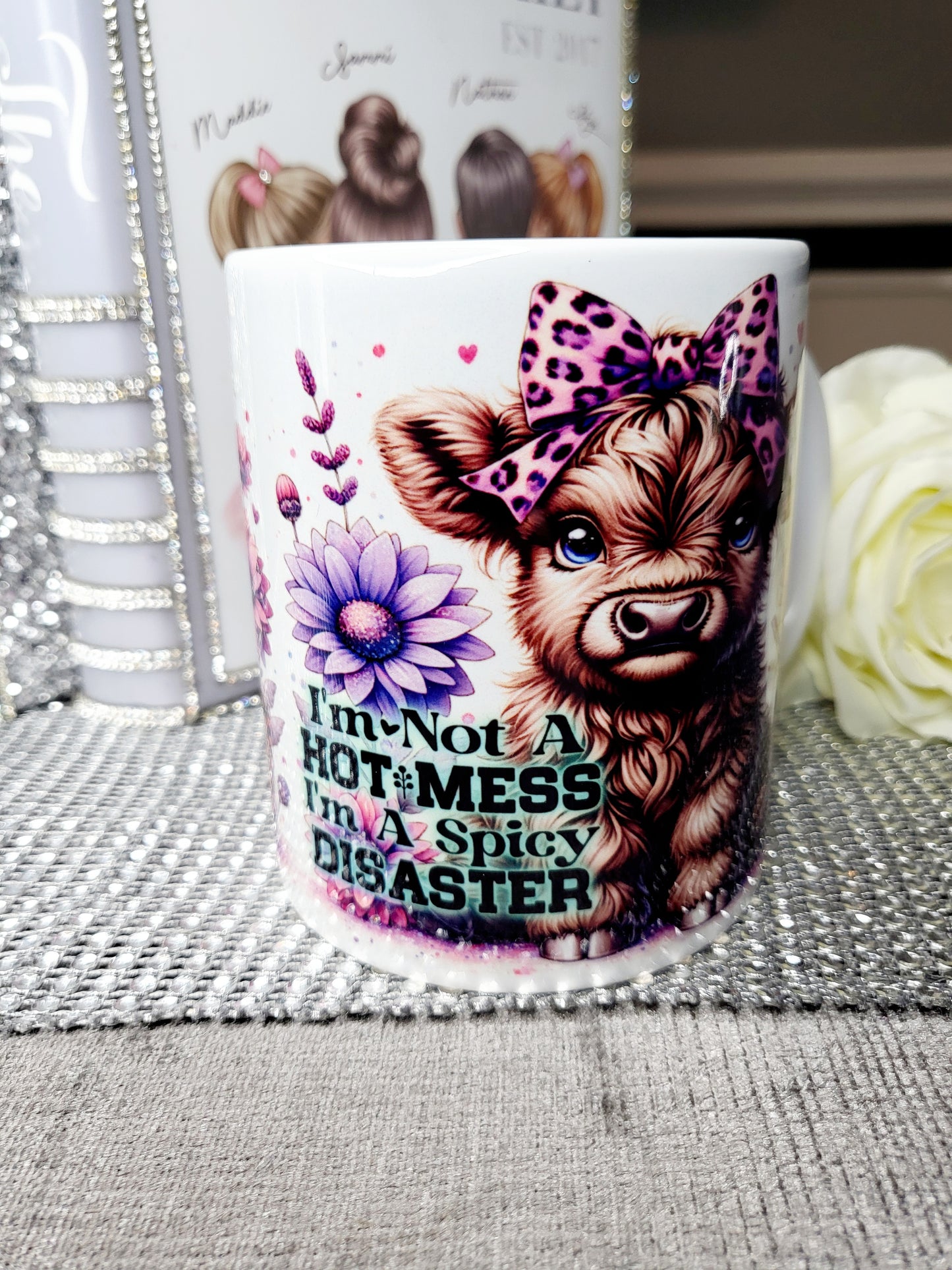 Highland Cow "Spicy Disaster" Mug