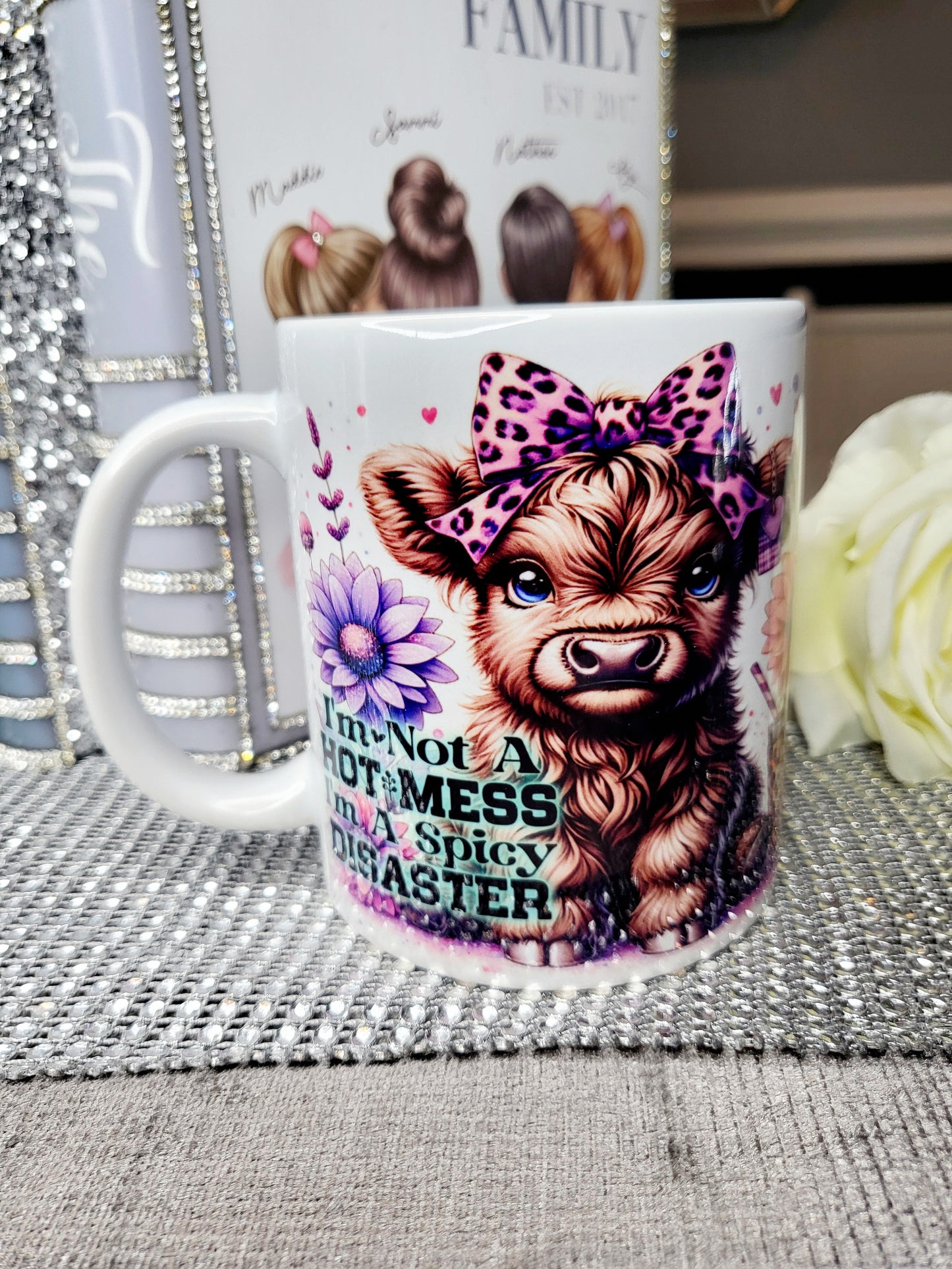 Highland Cow "Spicy Disaster" Mug