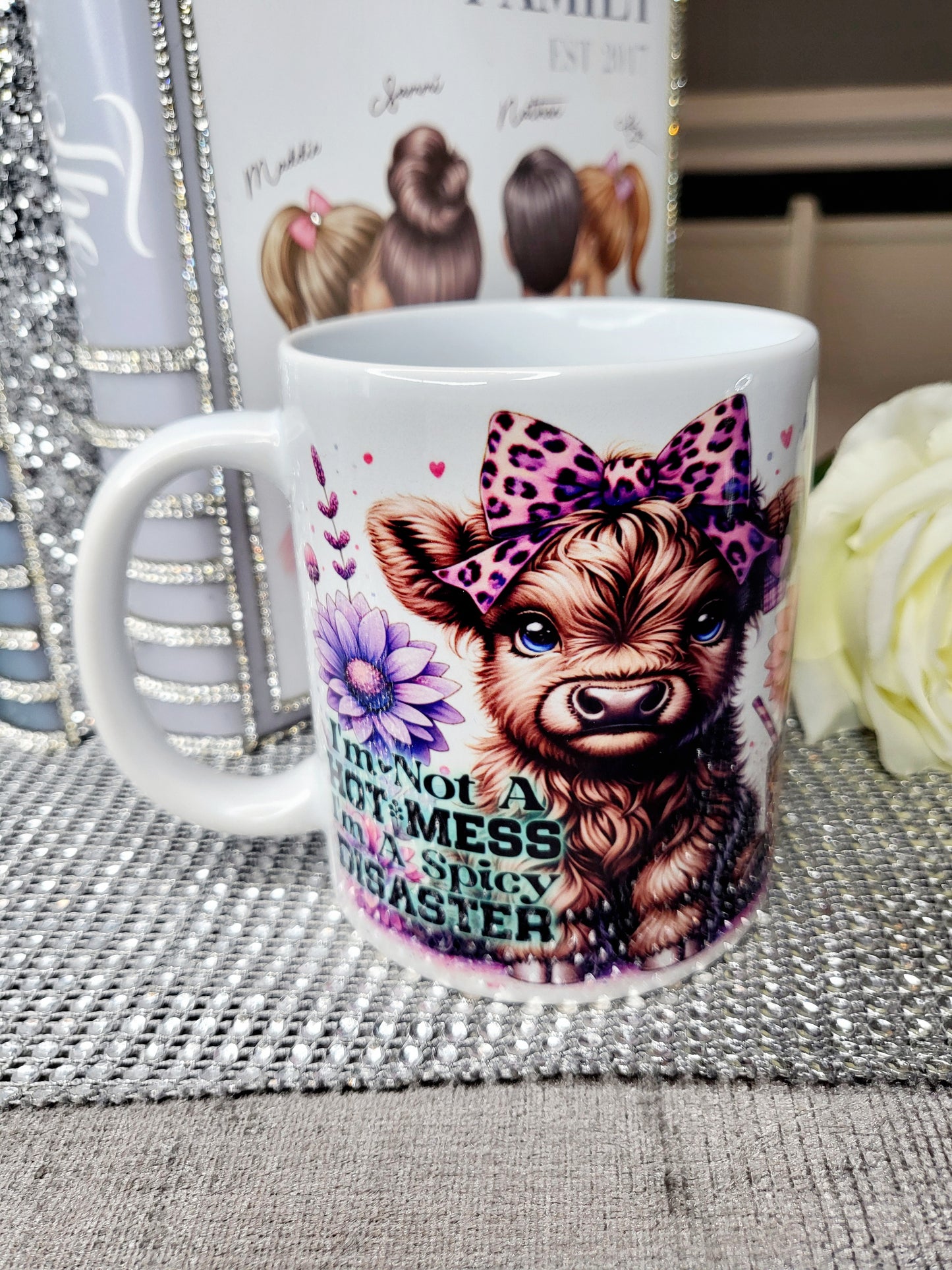 Highland Cow "Spicy Disaster" Mug