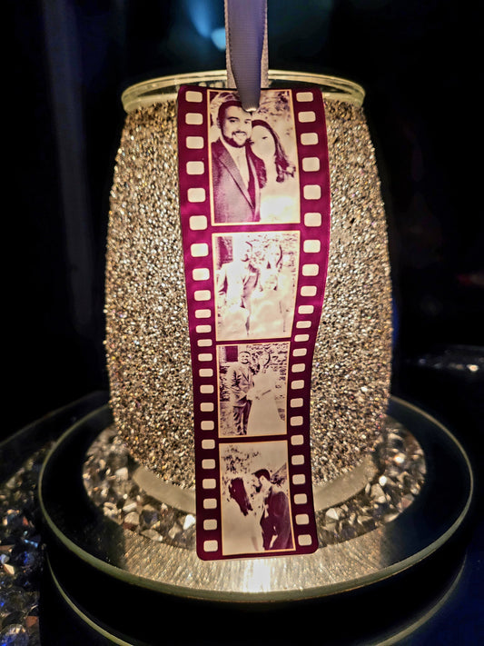 Personalised Film Strip Photo Bauble - Any Photos