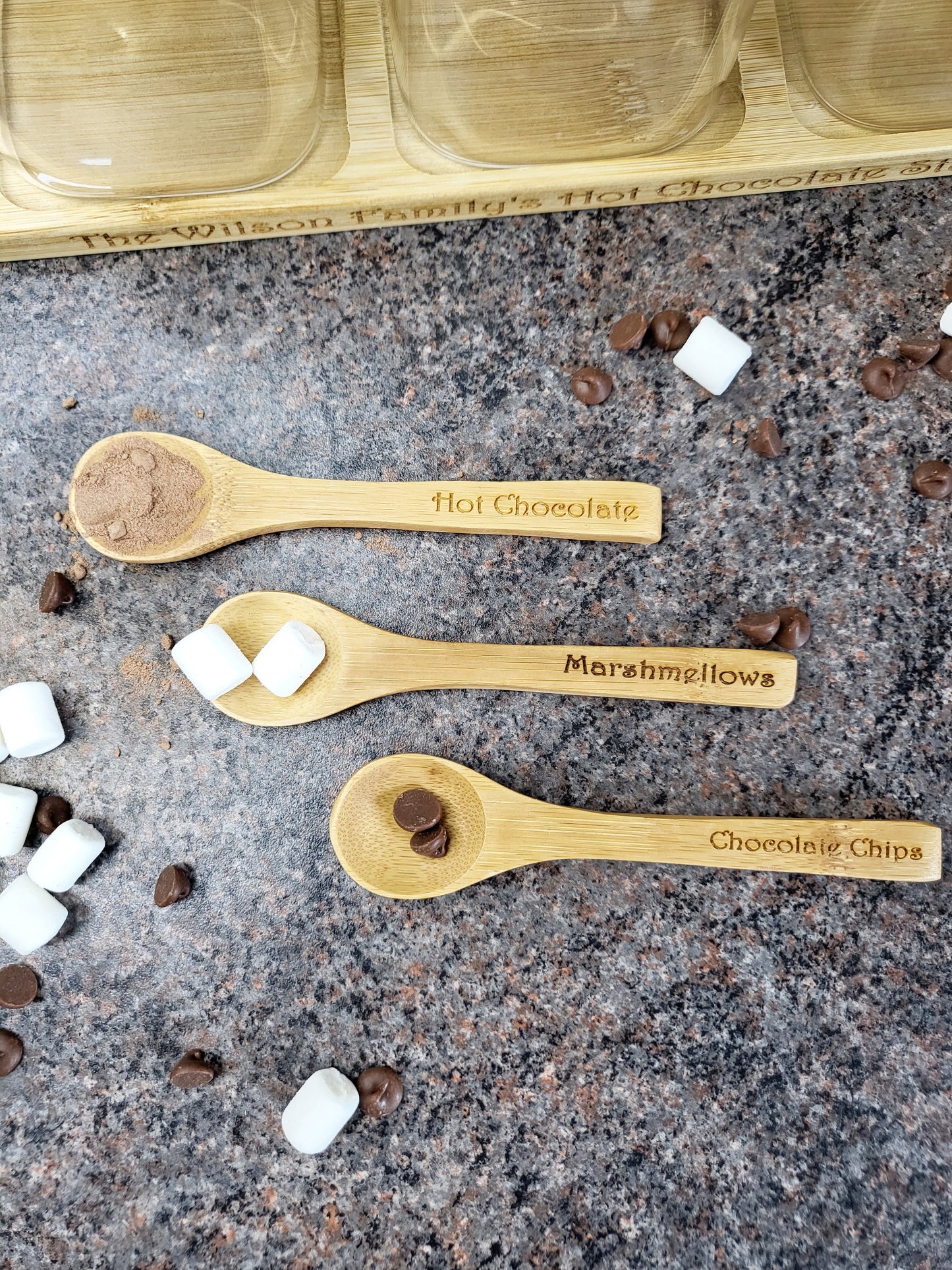 Personalised Hot Chocolate Station - Square Jars