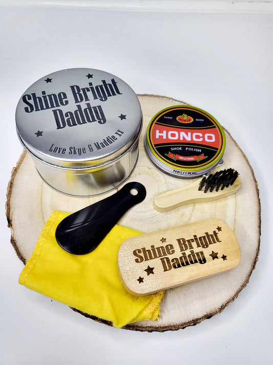 Personalised Shoe Shine Kit