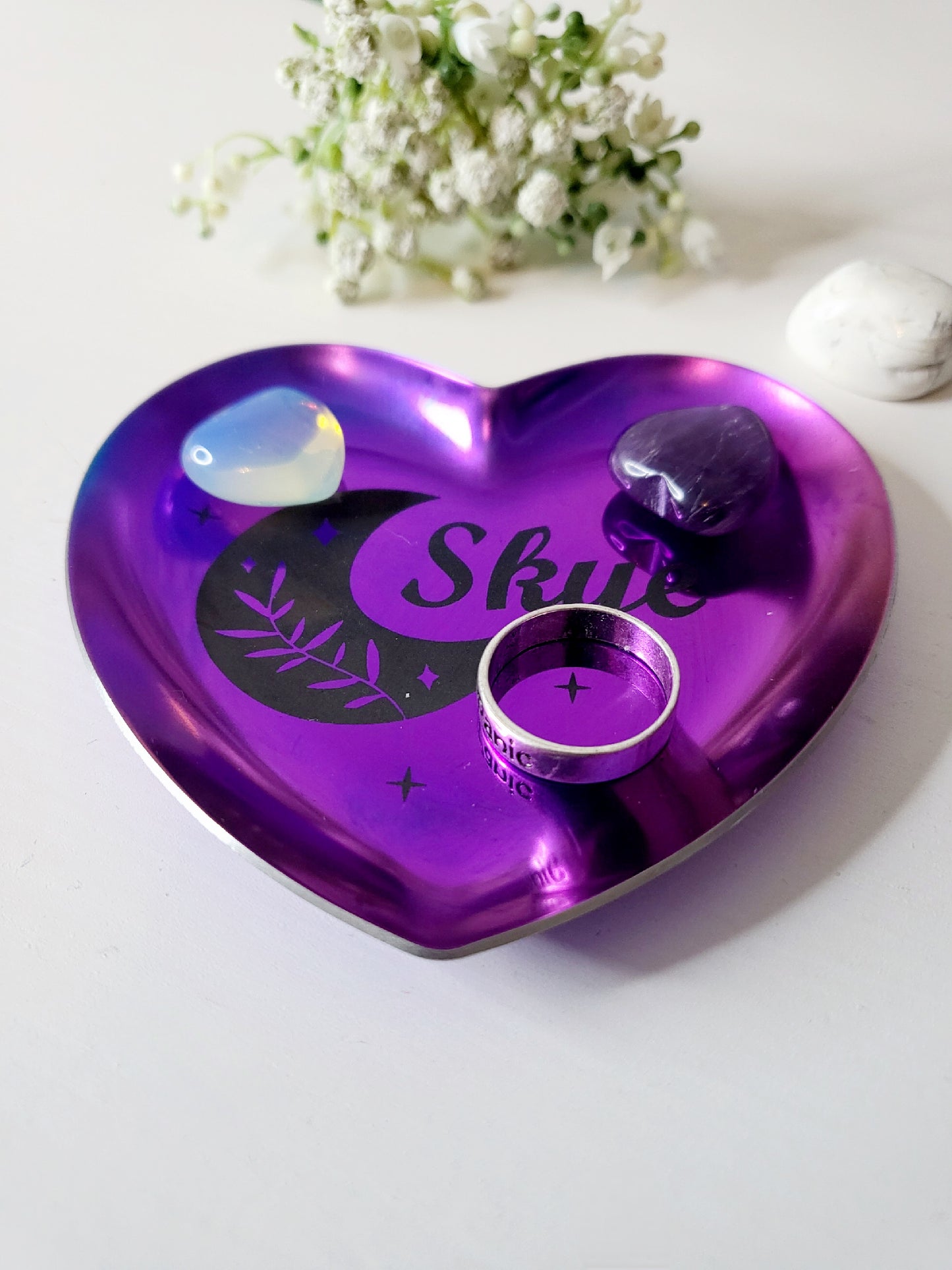 Personalised Heart Trinket Dish