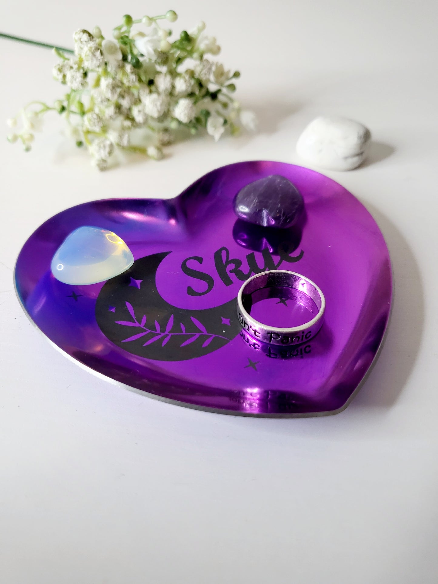 Personalised Heart Trinket Dish