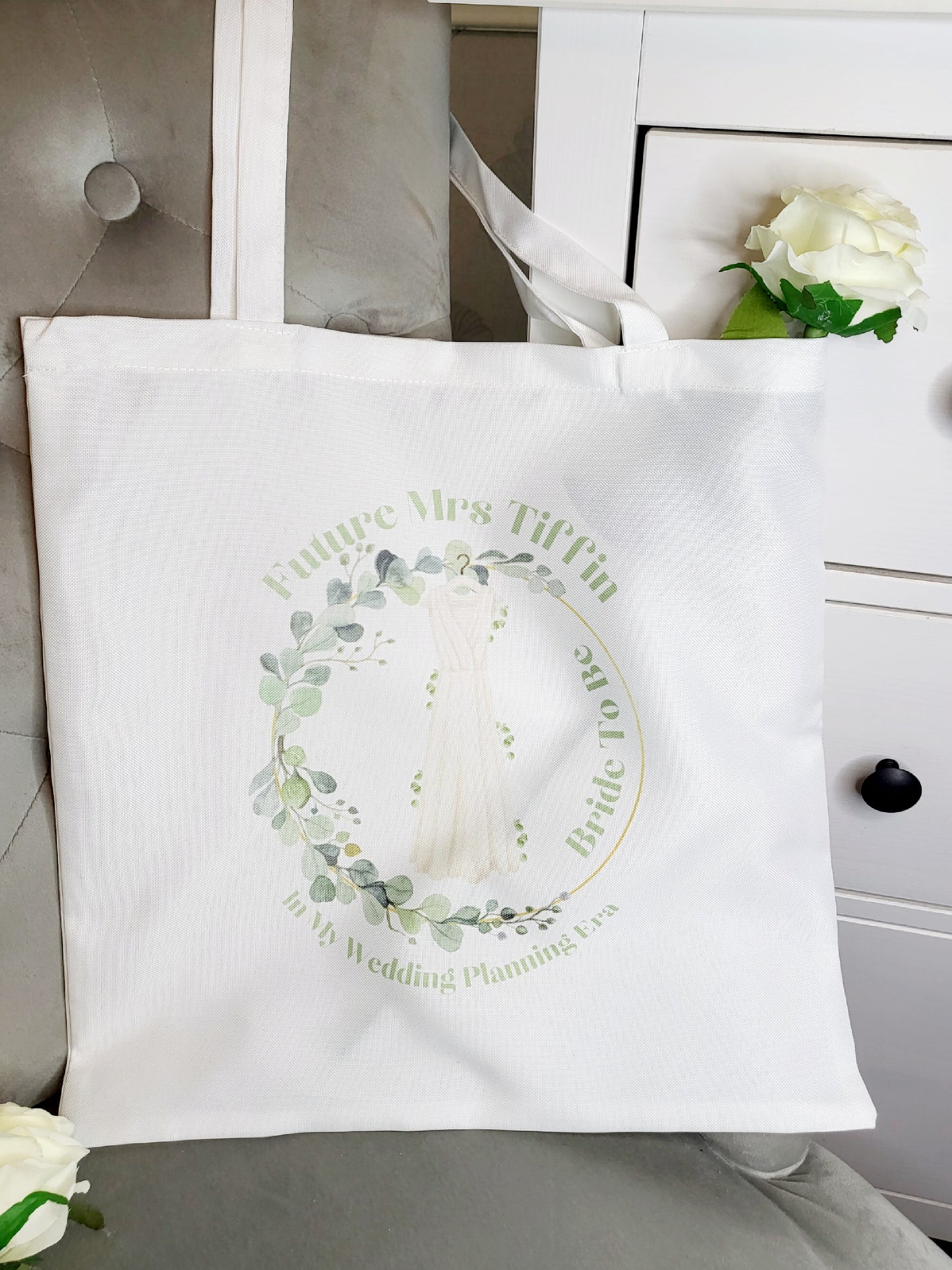 Personalised Wedding Planning Tote Bag