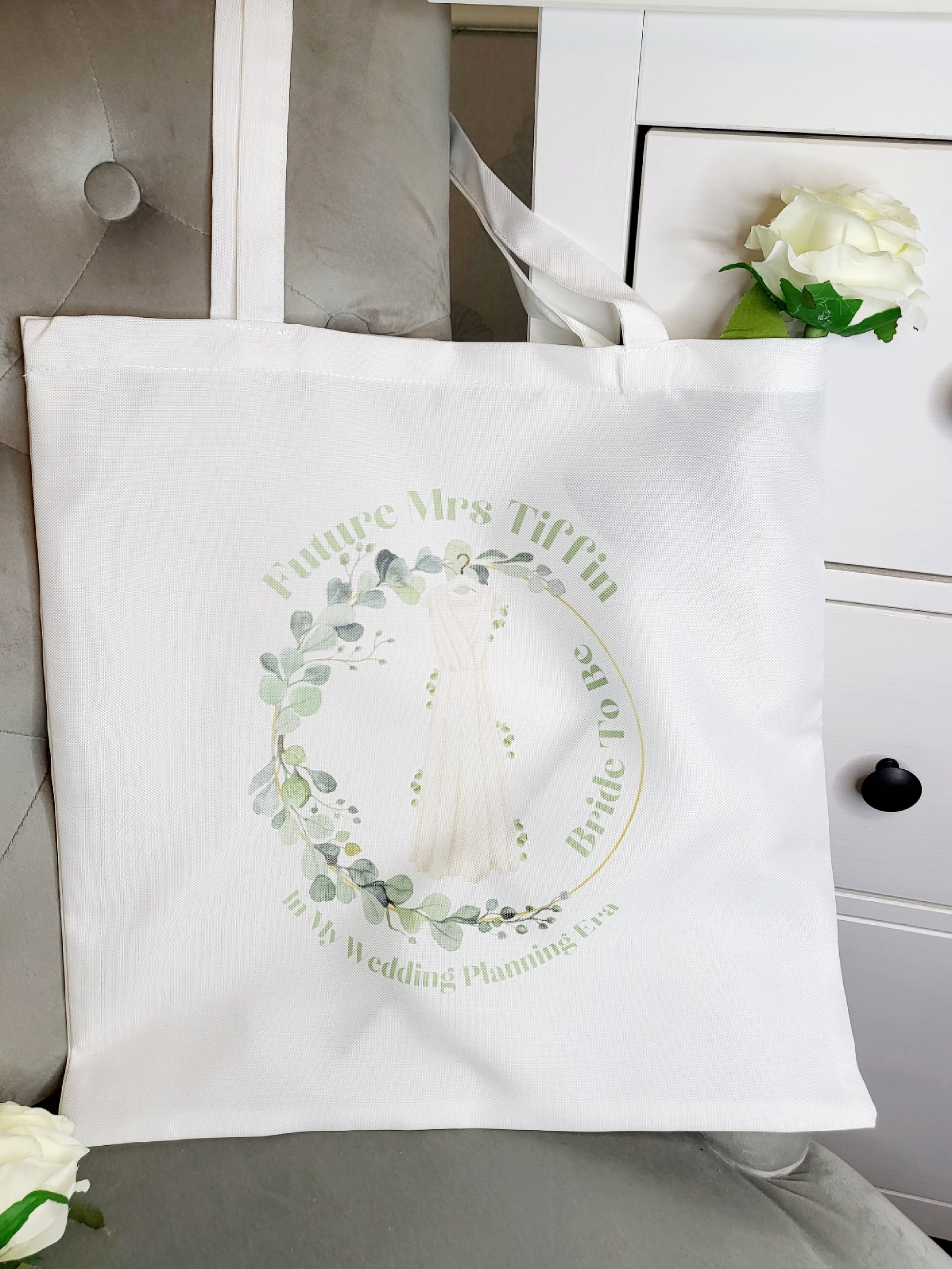 Custom Tote Bag for Bride - Future Mrs. Bag - Bride to be