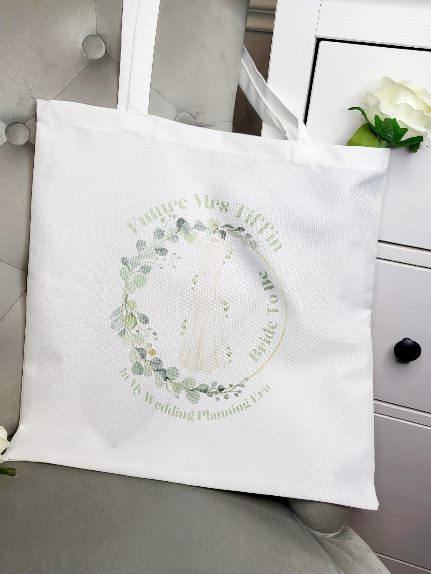 Personalised Wedding Planning Tote Bag