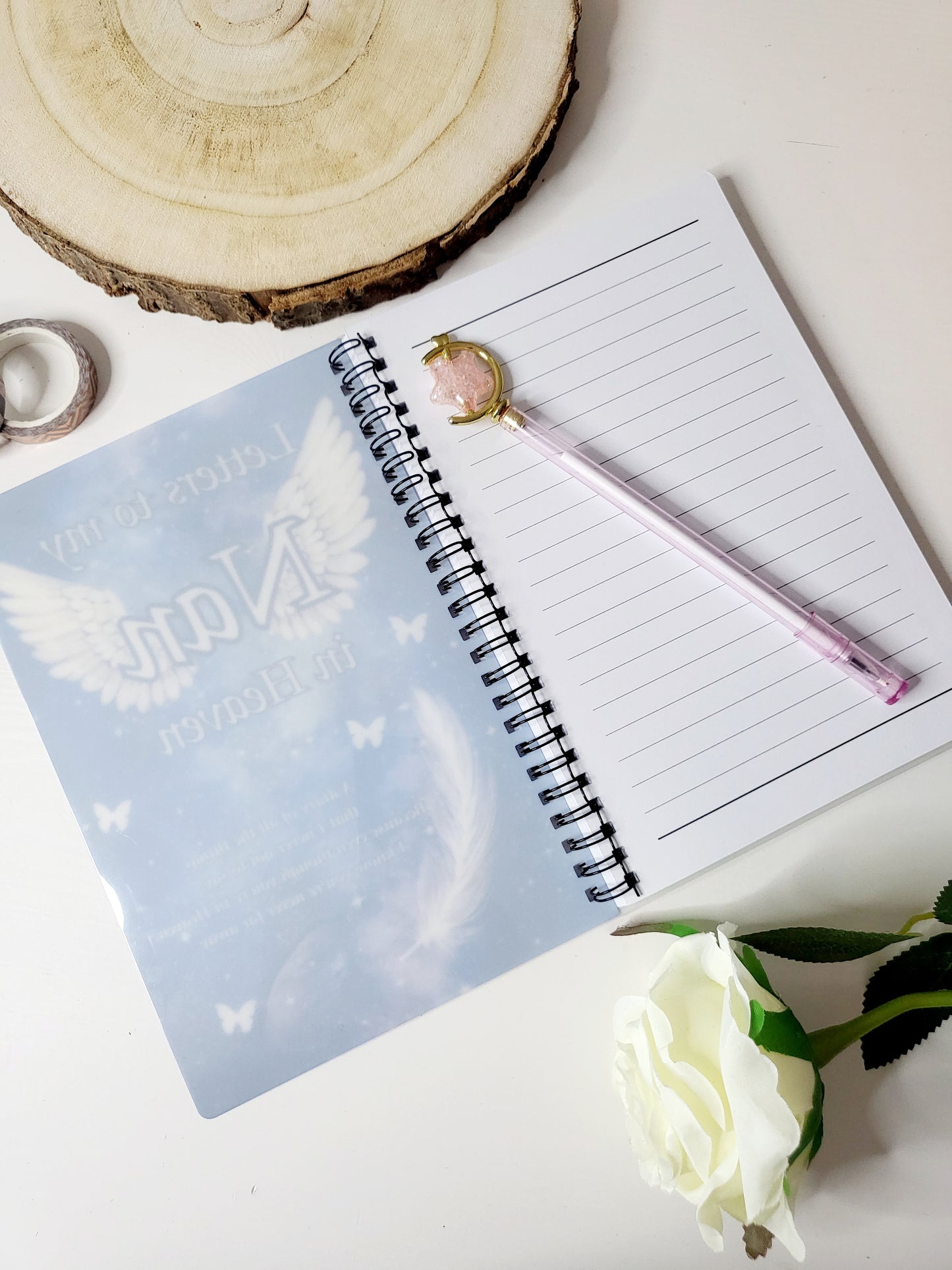 Personalised Letters to Heaven Memorial A5 Notebook