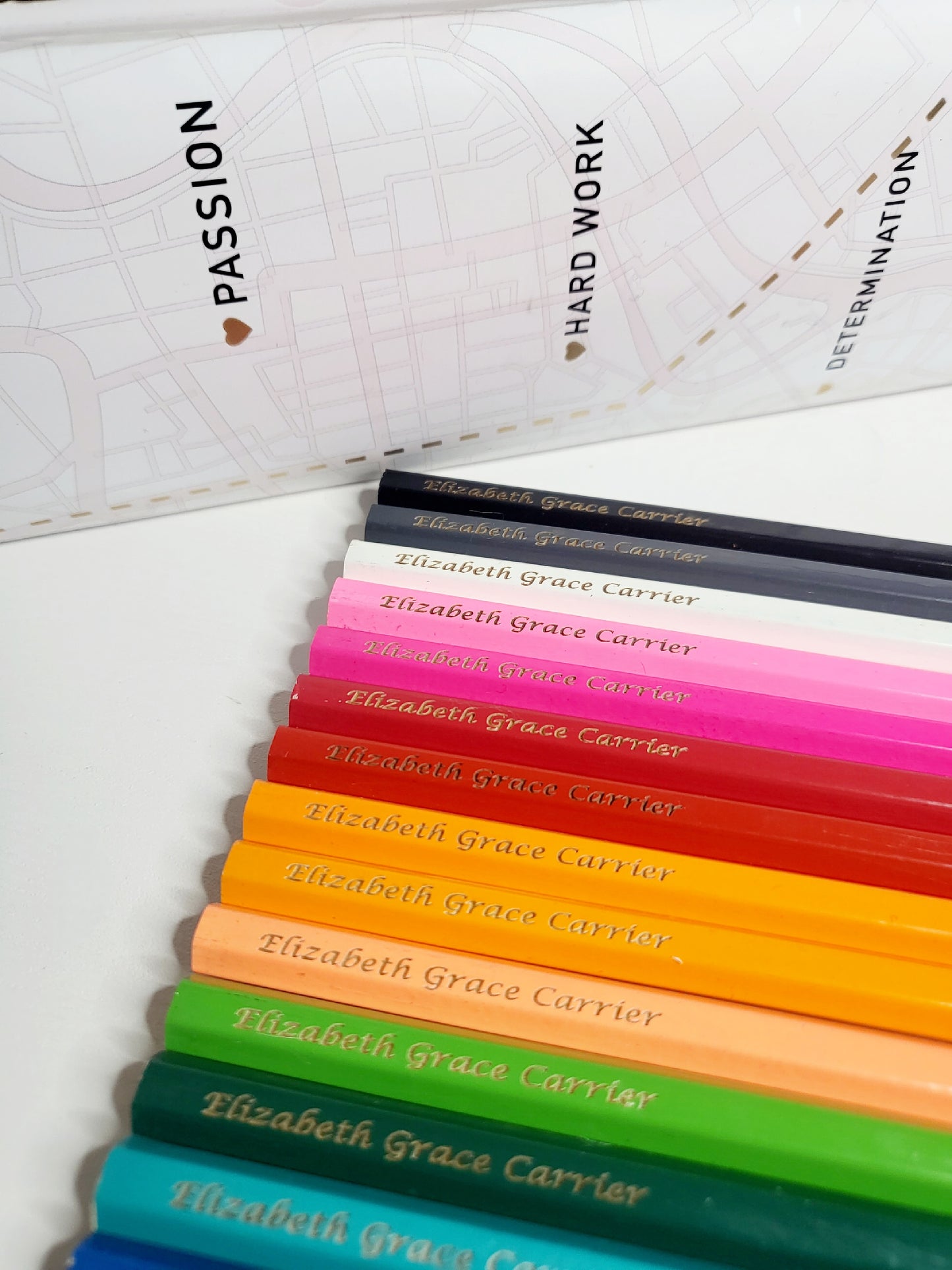 20 Personalised Colouring Pencils