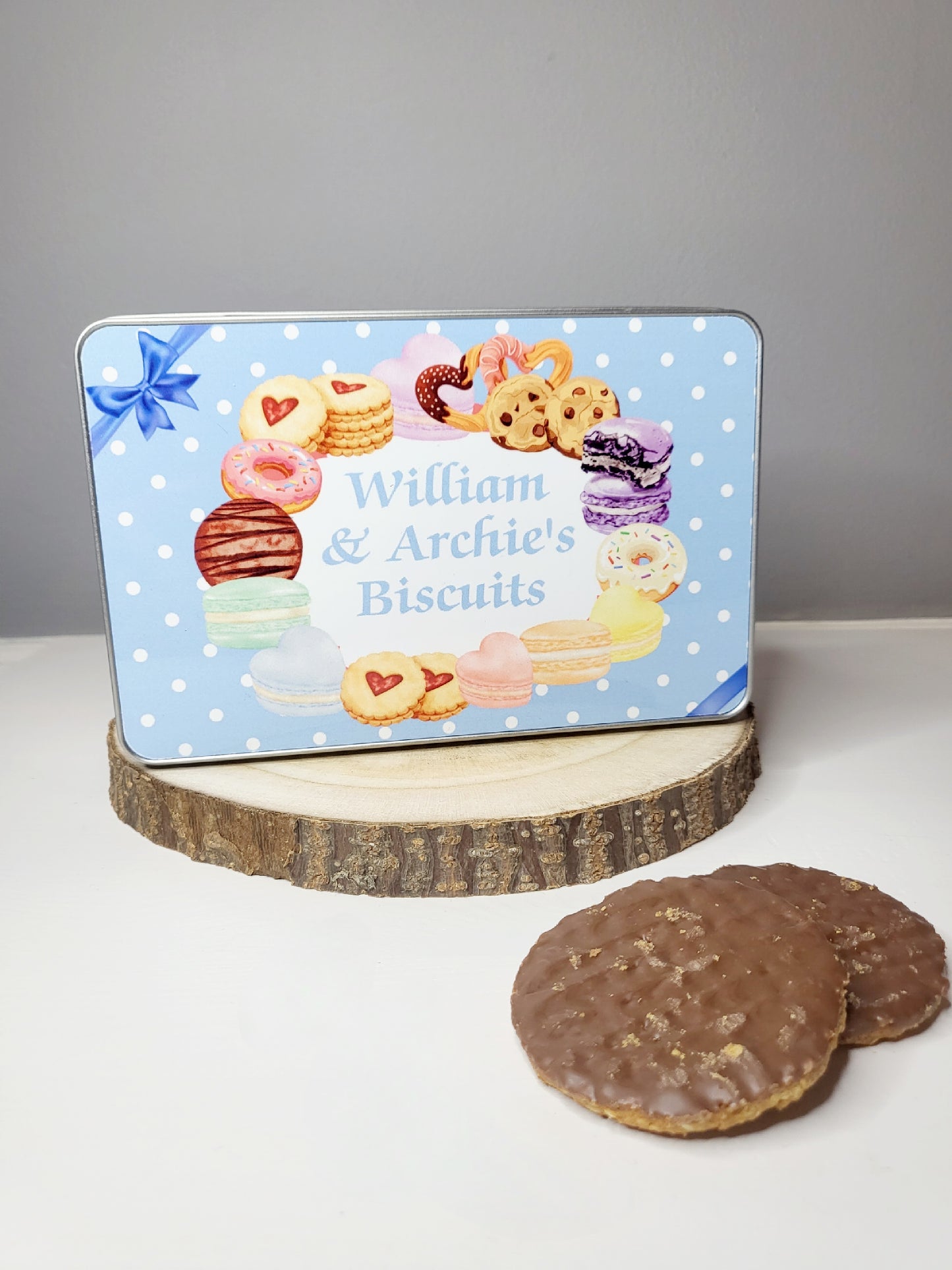 Personalised Biscuit Tin