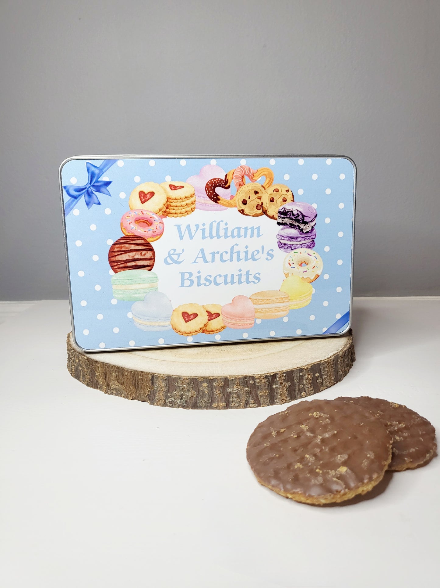 Personalised Biscuit Tin