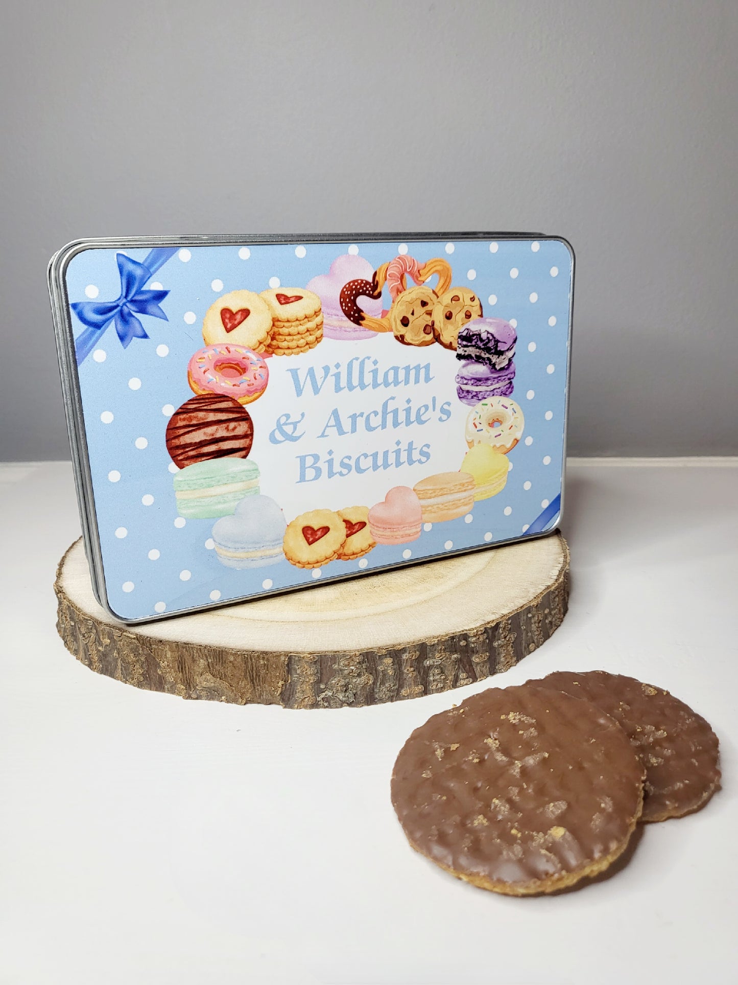 Personalised Biscuit Tin