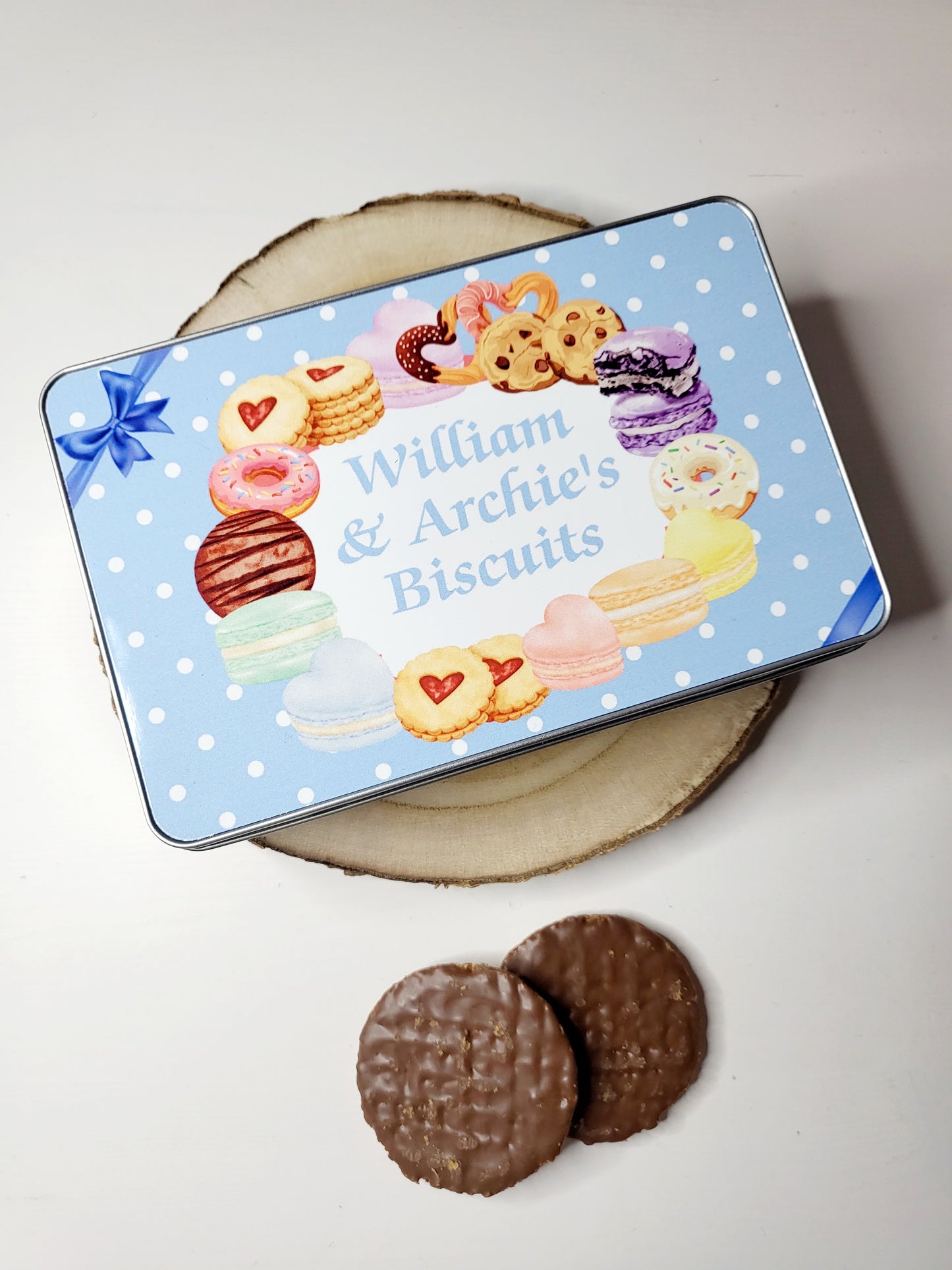 Personalised Biscuit Tin