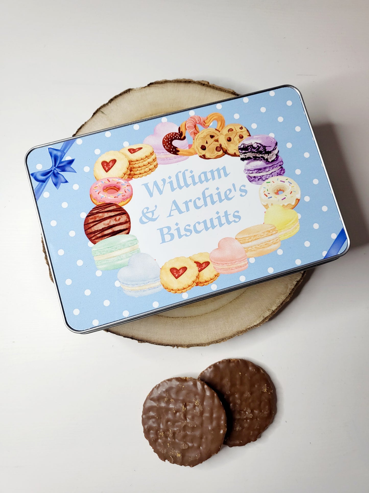 Personalised Biscuit Tin