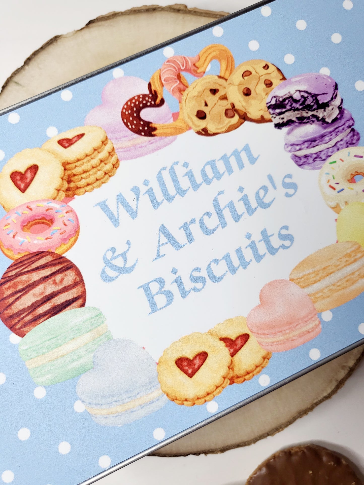 Personalised Biscuit Tin