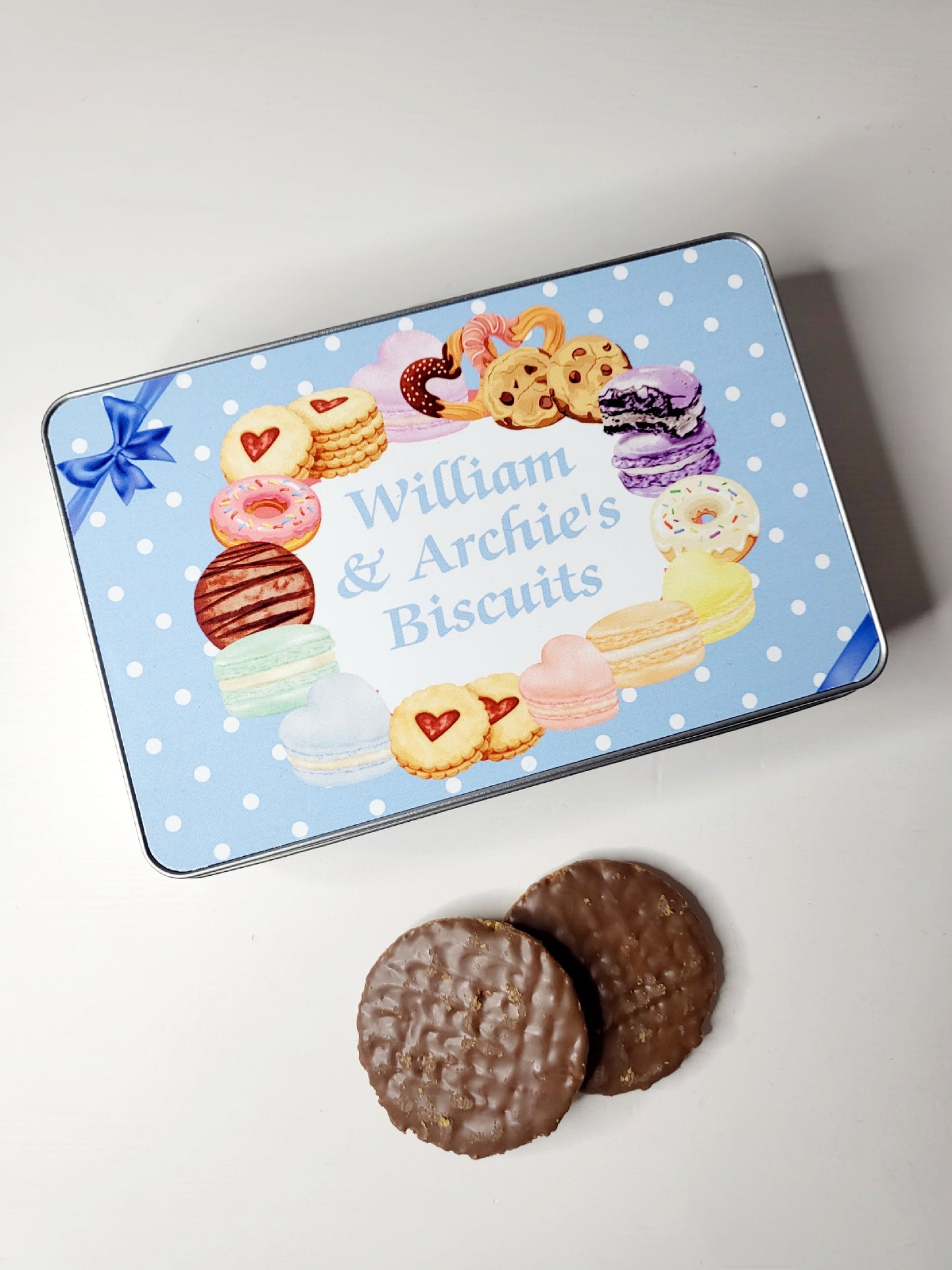 Personalised Biscuit Tin