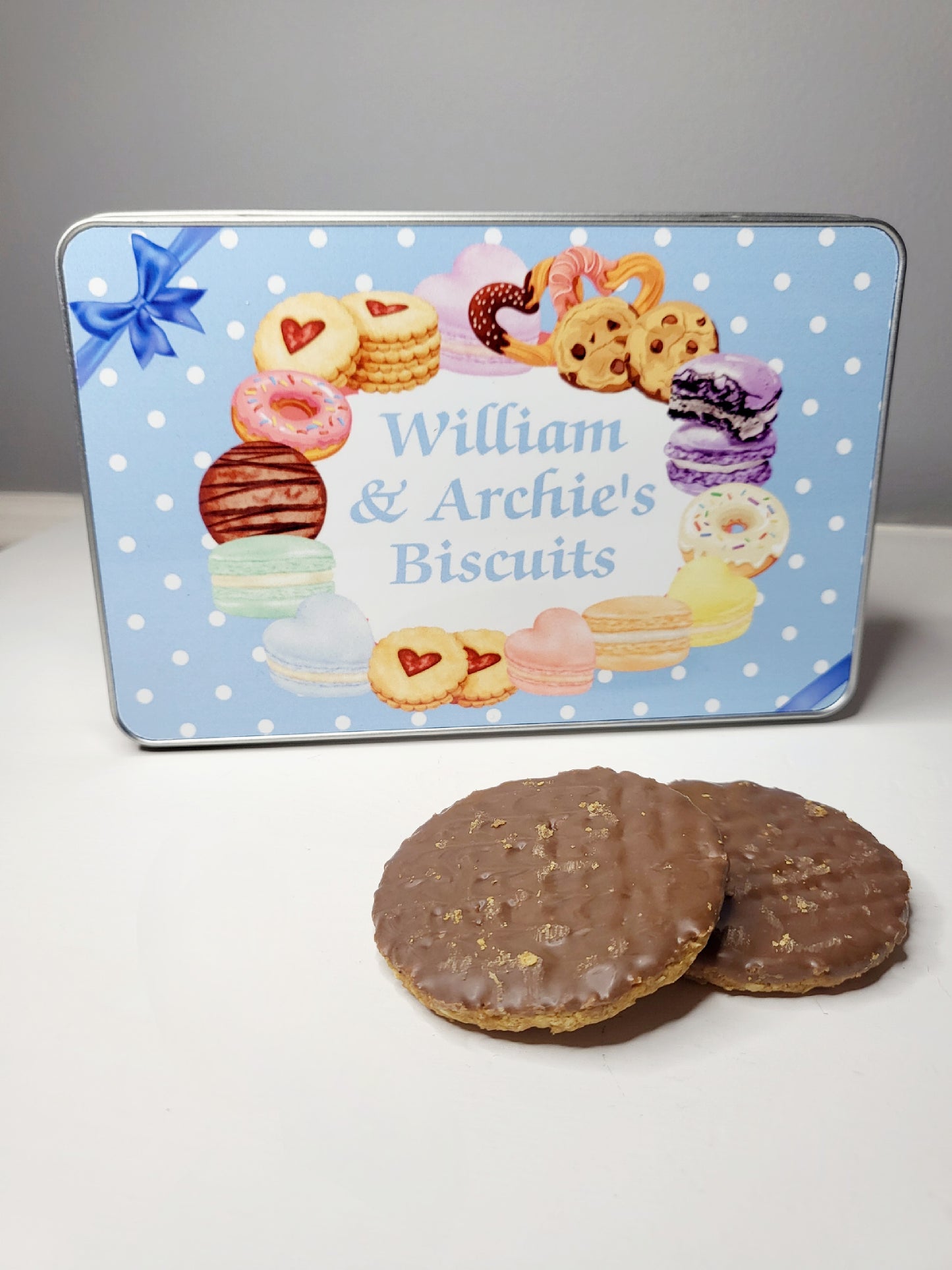 Personalised Biscuit Tin