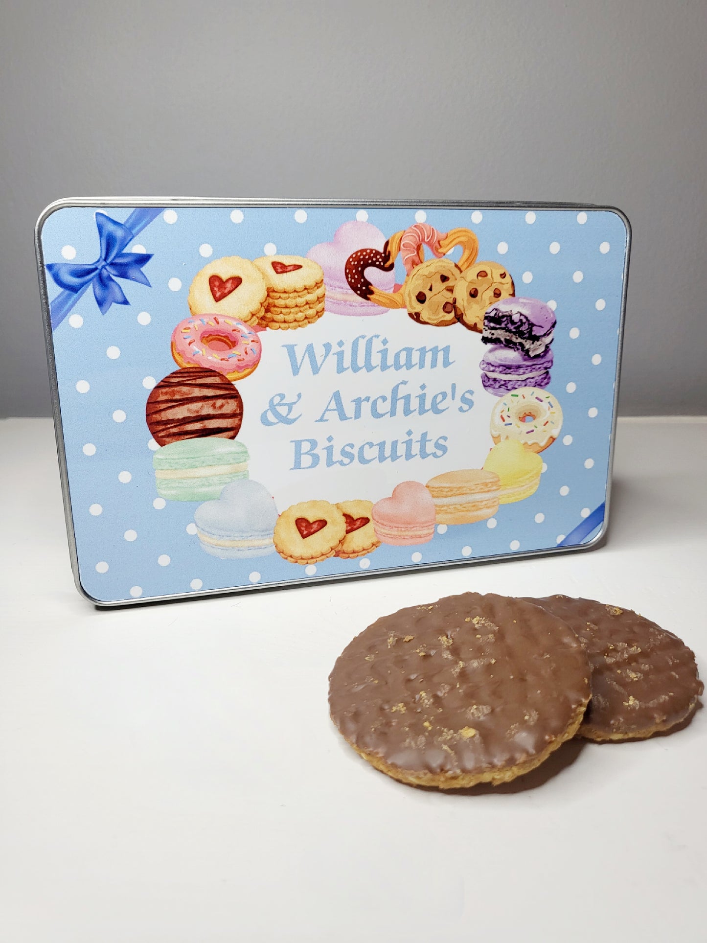 Personalised Biscuit Tin